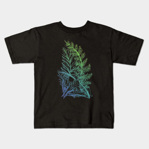 Smoky Moth Tattoo Kids T-Shirt by Donnie